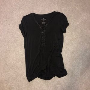 American Eagle Soft and Sexy Lace Up Top